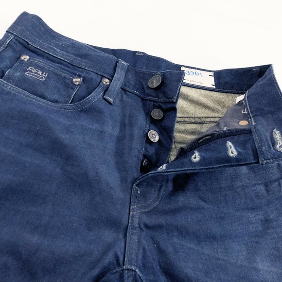 G-Star Raw Straight Fit Button Fly Jeans - Picture 5 of 8